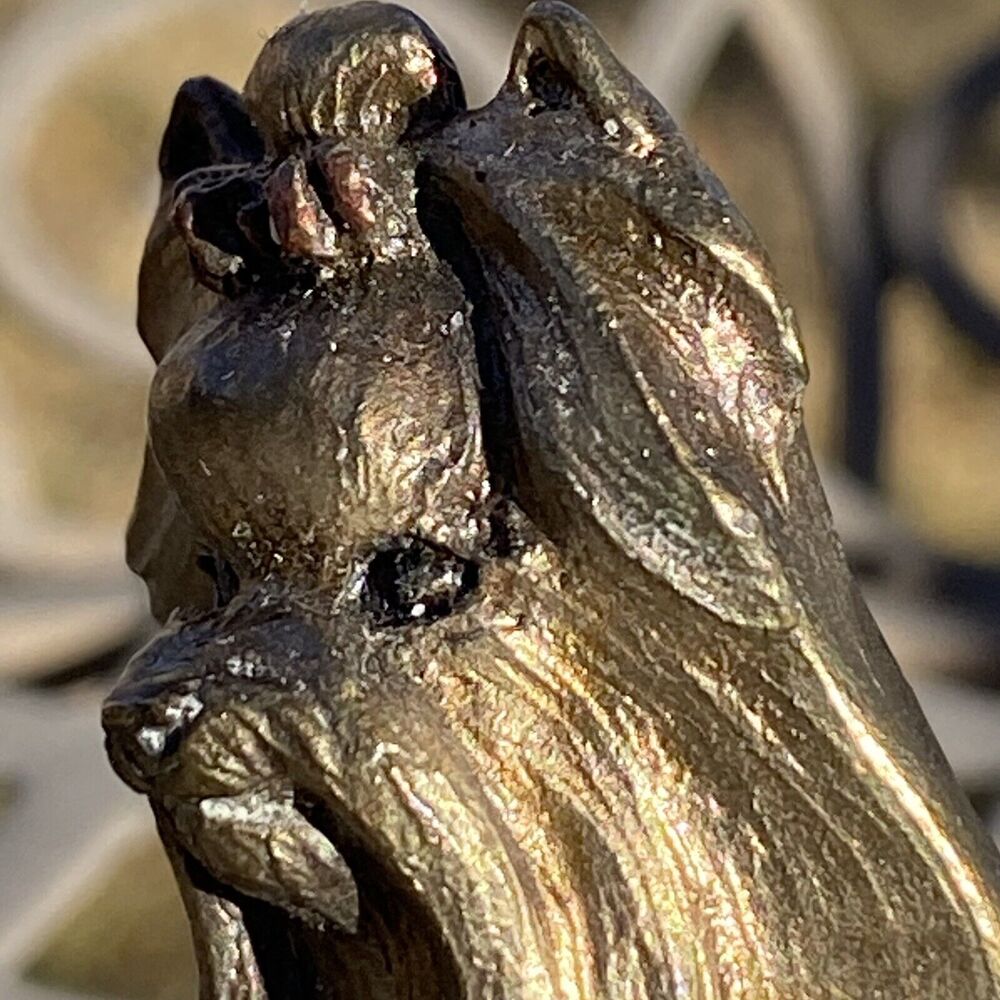 D. L. Debbie Engle Yorkshire Terrier Pure Bred Dogs Miniature Bronze a statue - Picture 13 of 16